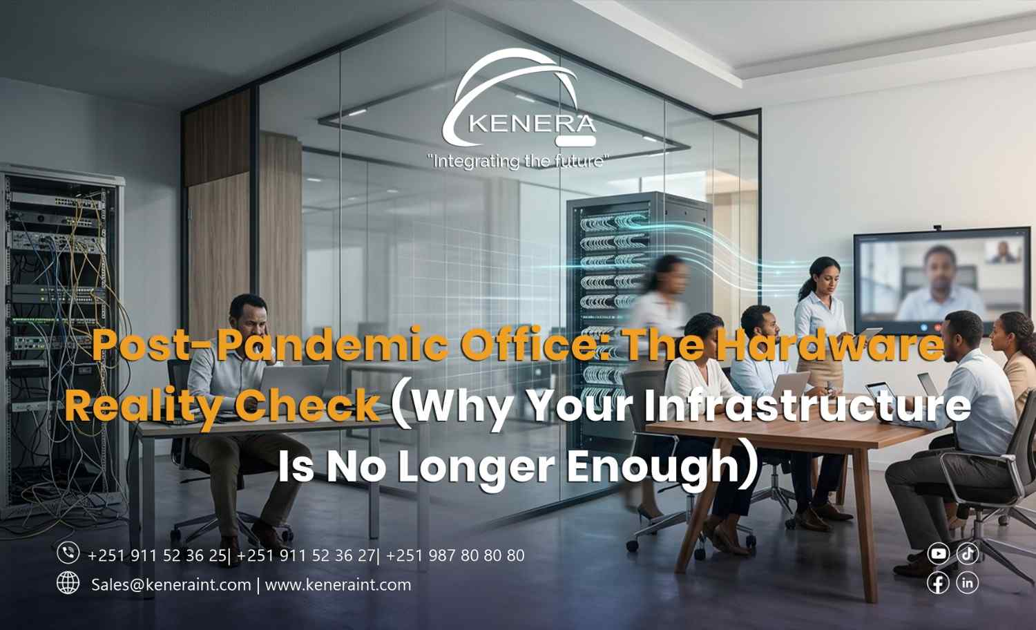 Post-pandemic office IT hardware infrastructure