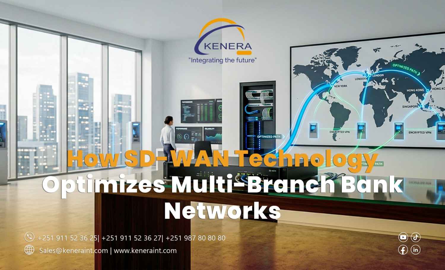 SD-WAN technology for multi-branch banking networks