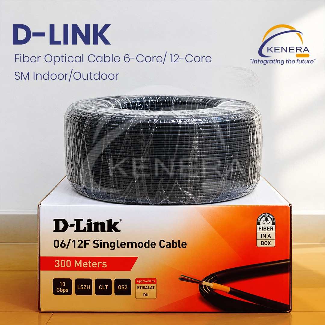 D-Link Fiber Optical Cable 6-Core and 12-Core Single Mode Indoor Outdoor